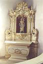 Marienaltar, gefasst, 18. Jh.